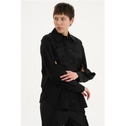 SHIRT WITH OPEN SLEEVE